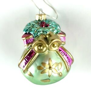 Fits and Floyd Blown Glass Ornaent, Jolly Old St. Nick’s Toy Bag